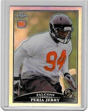 Atlanta Falcons PERIA JERRY 2009 Topps Chrome REFRACTORS Football Card