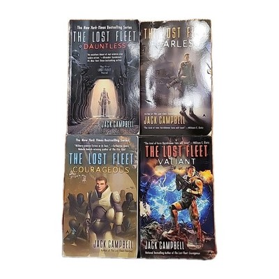 The Lost Fleet Series 1-4 Jack Campbell Dauntless Fearless Courageous Valiant
