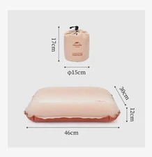 Naturehike Inflatable Camping Pillow Portable 3D Silent Sponge Pillow New