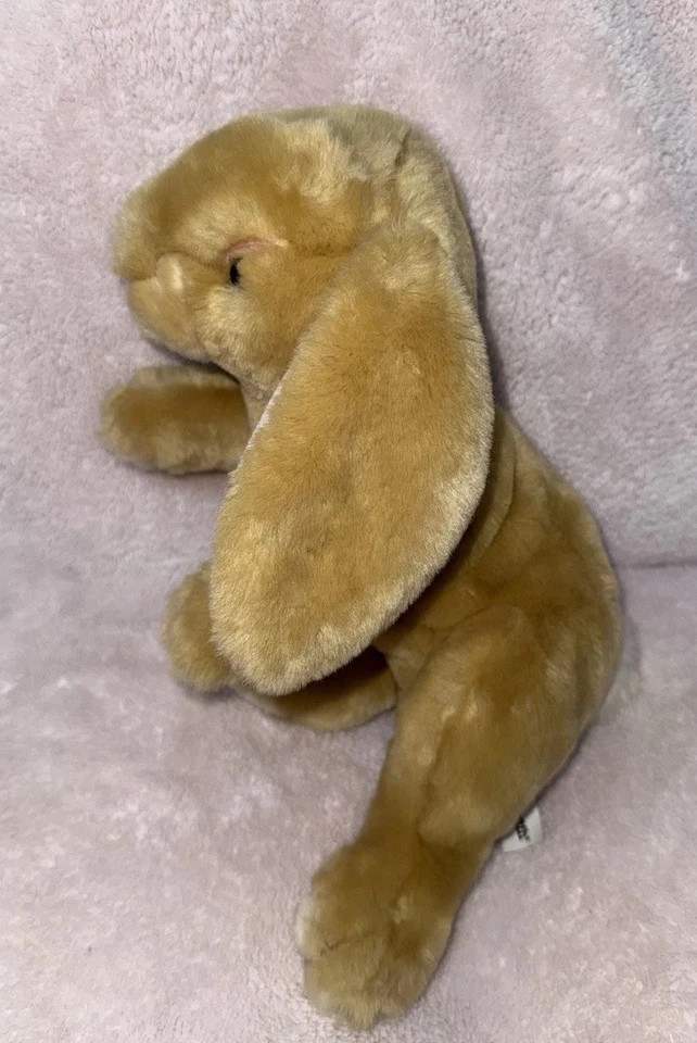 Commonwealth Bunny Rabbit Plush 2004 Beige Light Brown 11” Floppy Stuffed Plush - Image 2 of 4