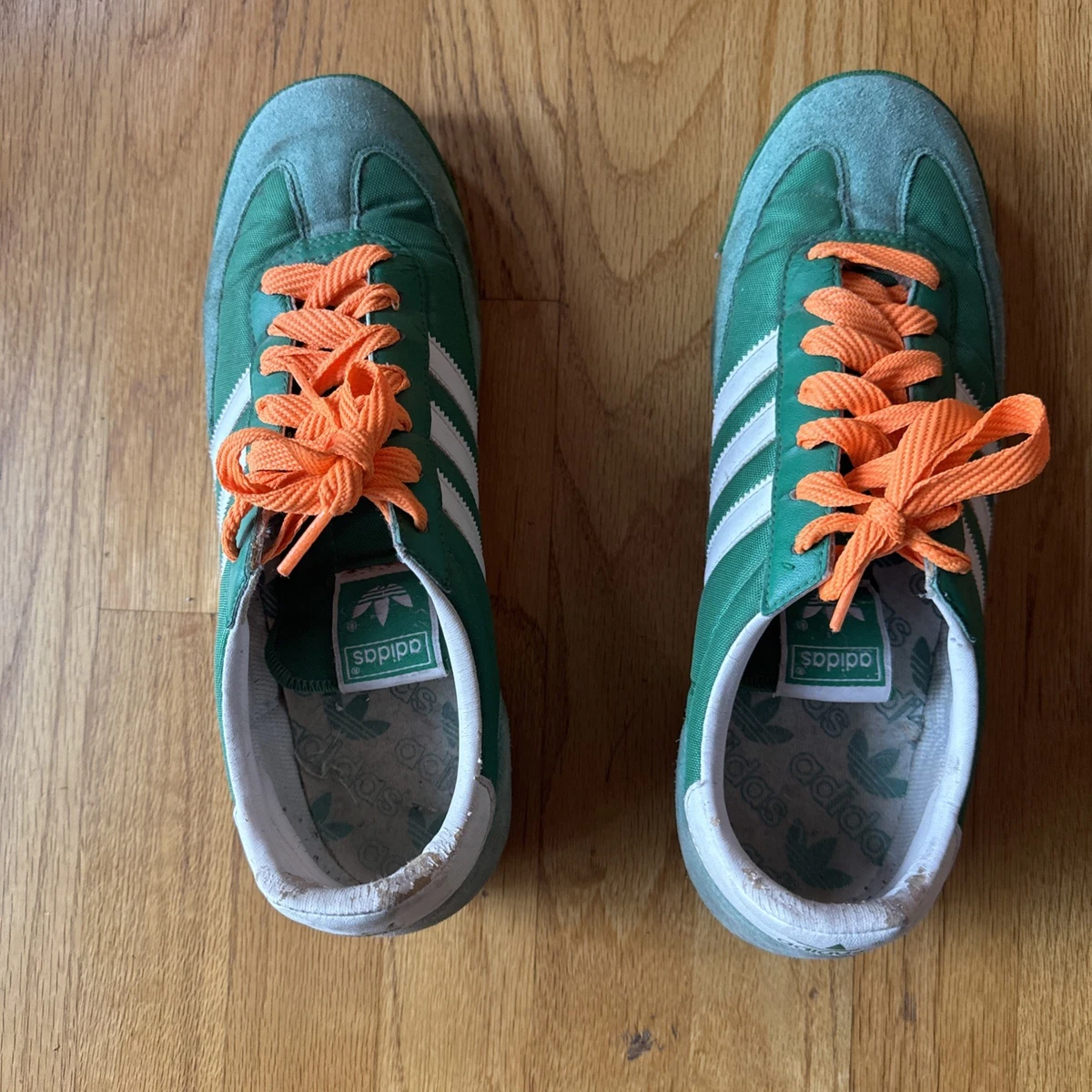 adidas gazelle silver green womens Avon 'On The Run' adidas Inspired Vintage 1970s Plastic Sneaker Running Shoe