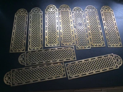 10 Anciennes Plaques de Propreté En Laiton ( Pour Porte ) - Photo 1/4
