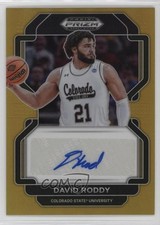2022-23 Panini Prizm Draft Picks Gold 3/10 David Roddy #DP-DRO Auto 1o2