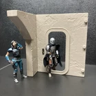 Star Wars TVC Nevarro Cantina Bar Door Wall Arch Set Diorama Parts 3.75" Scale