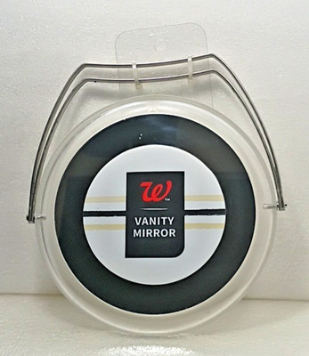 Walgreens Vanity Mirror On Stand -Flip For 3X Magnifying -6½'' Wide -New/Flawless