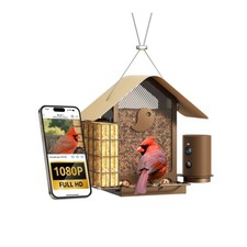 Birdfy Smart Feeder Metal with Suet Cage, Metal V