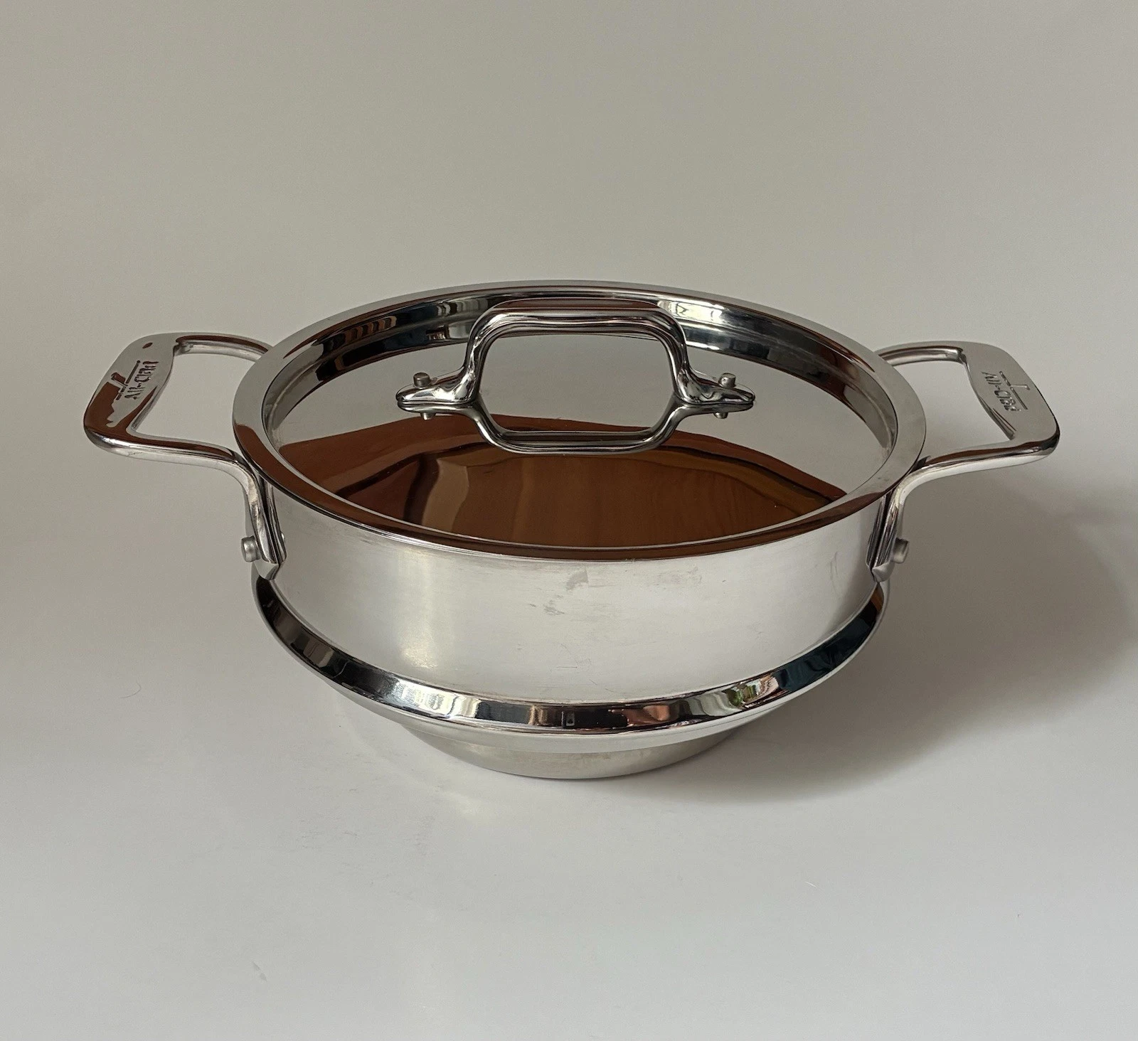 All-Clad Stainless Steel All-Purpose 3-quart Steamer Insert & Lid Silver 8”
Opens in a new window or