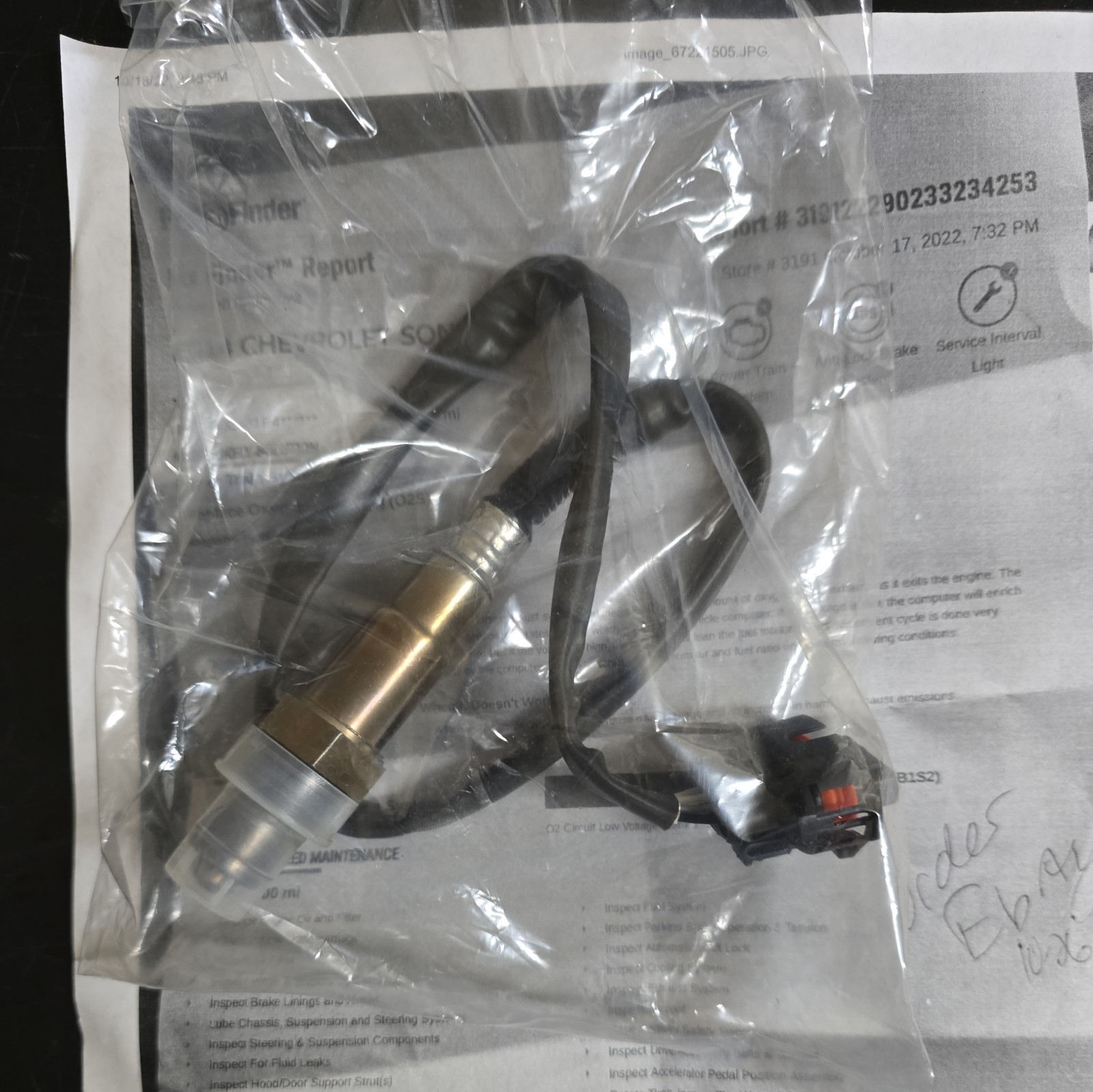 Downstream Oxygen 02 Sensor For Chevy Cruze 2011-2015 Sonic 1.4L 1.8L 2012-2016