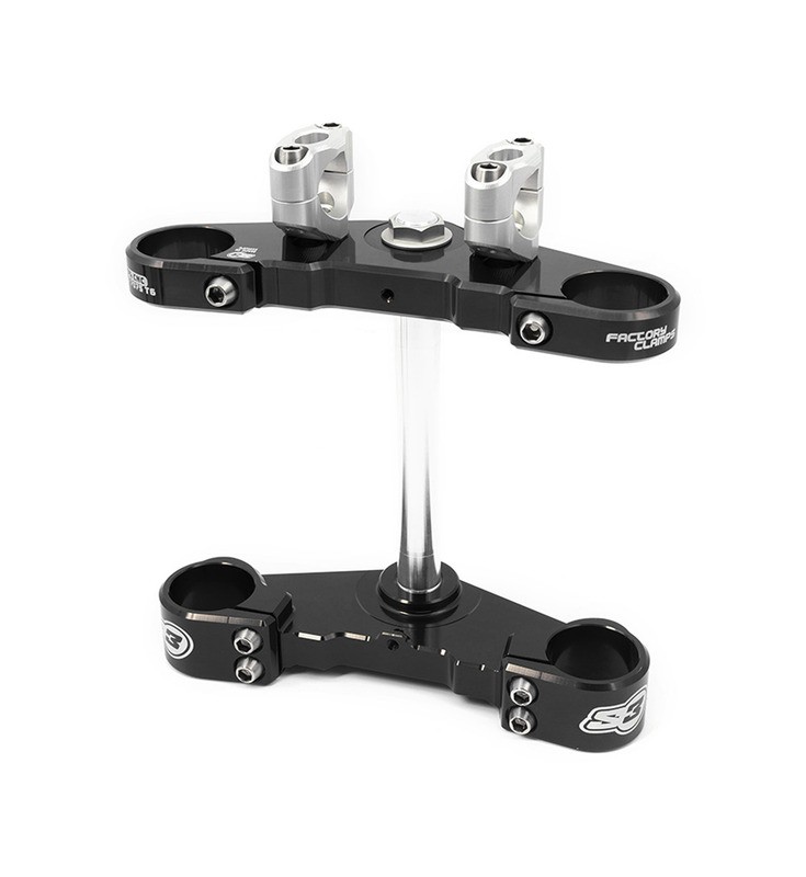 Té de fourche S3 Ø39mm noir anodisé haut de gamme Beta Evo Tech