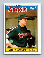 1988 Topps Mini Wally Joyner #40 Angels First Base Baseball Card NM