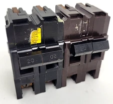Lot of 2 NA220 Federal Electric Products 20 Amp Circuit Breaker- Next Day Option