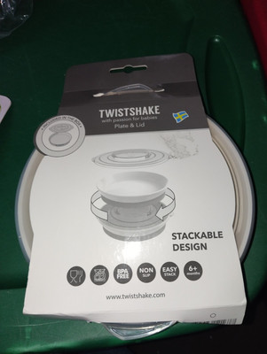 Twistshake Plate & Lid 6+ Months New