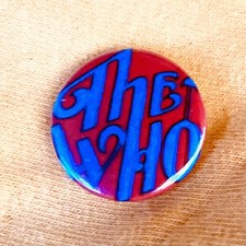 The Who Repro 25mm Pin Badge Mod Quadrophenia Who’s Next A Quick One 60s 70s
