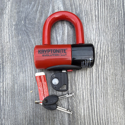 Kryptonite Evolution Series 4 Bügelschloss rot Ø14mm inkl. Schlüssel