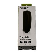 Vtech TrimStyle Corded Telephone Model CD1104 Black For Wall Mount Or Tabletop