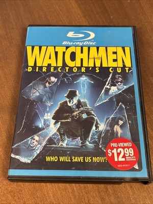 Watchmen Director's Cut Blu-ray 2-Disc Set R English Subs Snyder 186 min BTS
