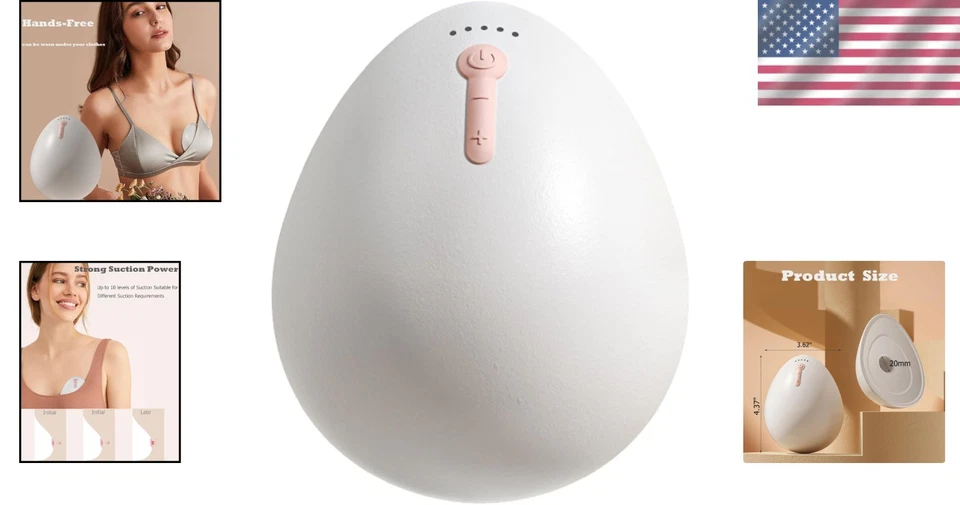 Sugador de mamilo portátil: sucção ajustável para conforto e alívio da amamentação - Imagem 2 de 4