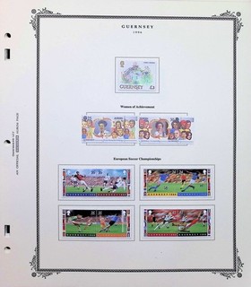 Great Britain Guernsey Collection On Scott Specialty Album Pages 1996 1999