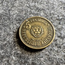 Liban 5 Piastrów moneta 1961 Liban