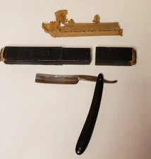 Antique Straight Razor. The Clauss Shear Works Case,& Yankee Cutlery Co Razor. 