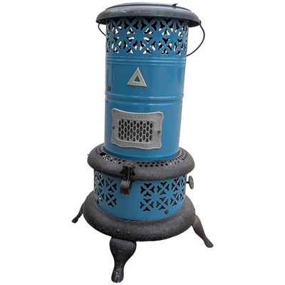 #ad 🔥👀 Perfection #1630 Kerosene Oil Heater Blue Enamel CLEAN COMPLETE Made In USA $355.00