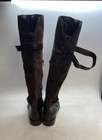 Ann Taylor Brown Suede Leather Tall Riding Boots Made in Italy Women's Size 8.5 — photo 4