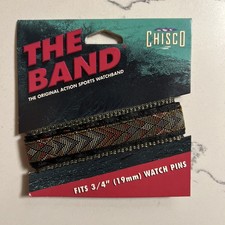 19 mm The Band Chisco Taos Nylon Sports Wrap Watch Band Vintage 90  s Y2K