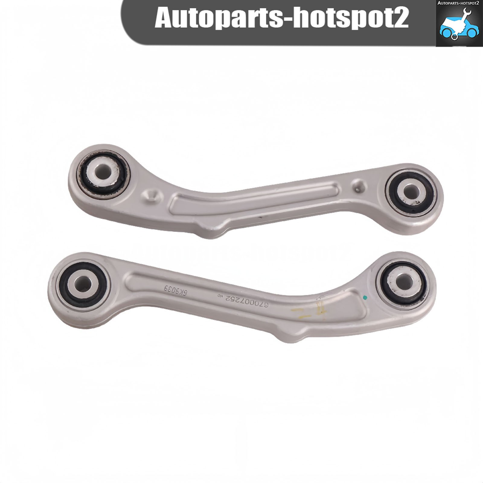 2* Rear Upper/Lower Control Arms fits Maserati Ghibli Quattroporte 14+ 670007252
