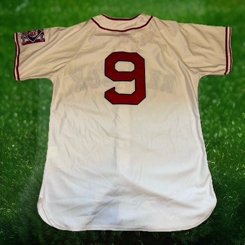 Maglia Ted Williams #9 Boston Red Sox Baseball 1939 Mitchell Ness bianca taglia 50 XL - Foto 2 di 8