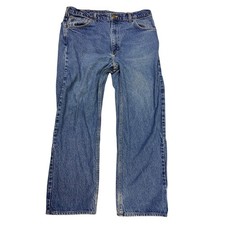 Carhartt B13 PRW Relaxed Fit Blue Denim Work Jeans Mens 38x30 Made in USA - BB