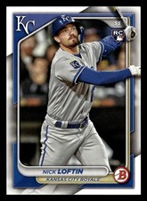 Nick Loftin 2024 Bowman #71 Kansas City Royals ROOKIE BUY10GET5FREE
