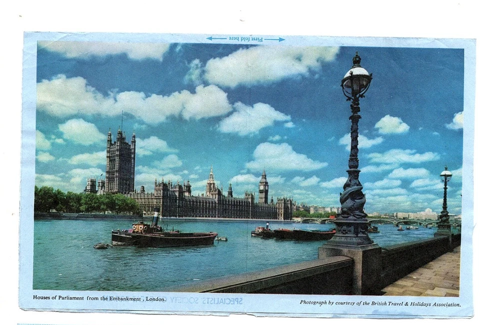 QEII 1963 6d  Houses of Parliament Aerogram Air Letter Used & Mint A14 A14a - Image 3 of 4