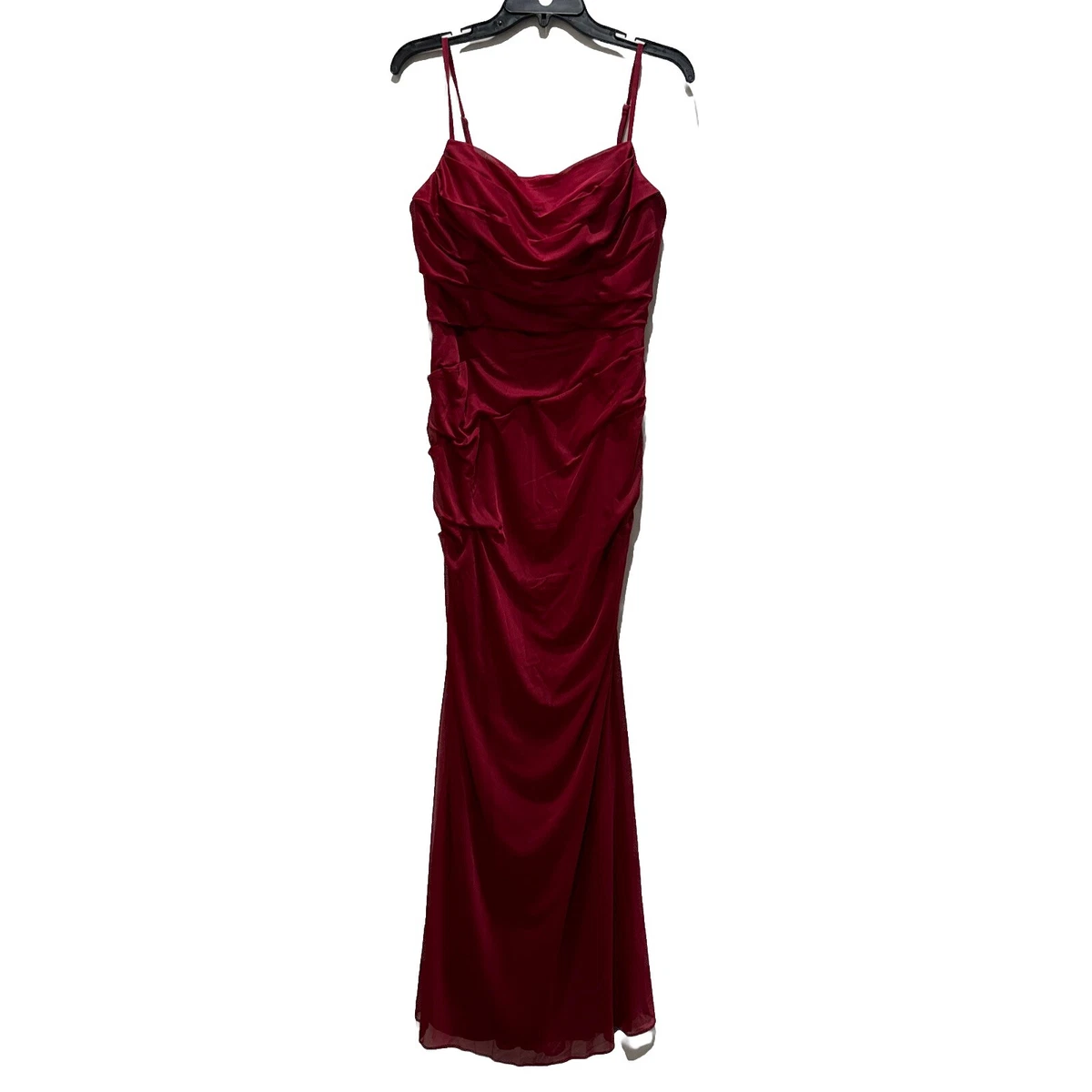 ebay burgundy dress Self-portrait Lace sheath midi dress Red - Women