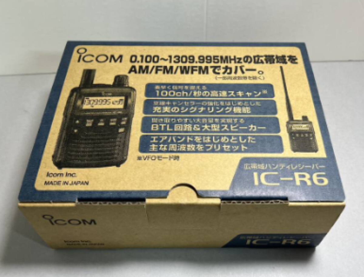ICOM IC-R6 AIR BAND SPL AM/FM/WFM対応 新品 Icom IC-R6 Wideband Receiver GigaParts.com