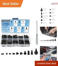 Essentials: 400Pcs Computer Screw Kit with SSD, Thumbscrews Insulating Gaskets