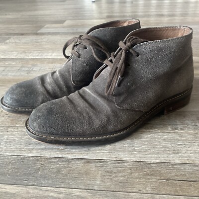 1901 US MEN 10 Brown Suede Chukka Leather Boots