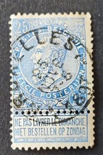 TIMBRE BELGIQUE BELGIE 1893 ROI LEOPOLD II