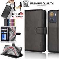 For Motorola Moto G05 / E15 Flip Leather Card Wallet RFID Blocking Stand Case