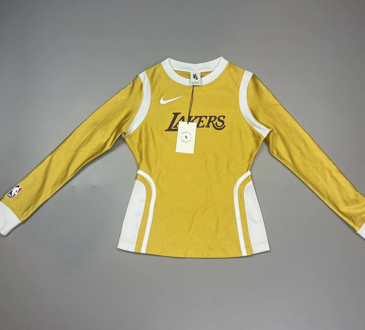 Nike x Ambush NBA Collection Lakers Mineral Gold DB1613-723 Women’s Size Small