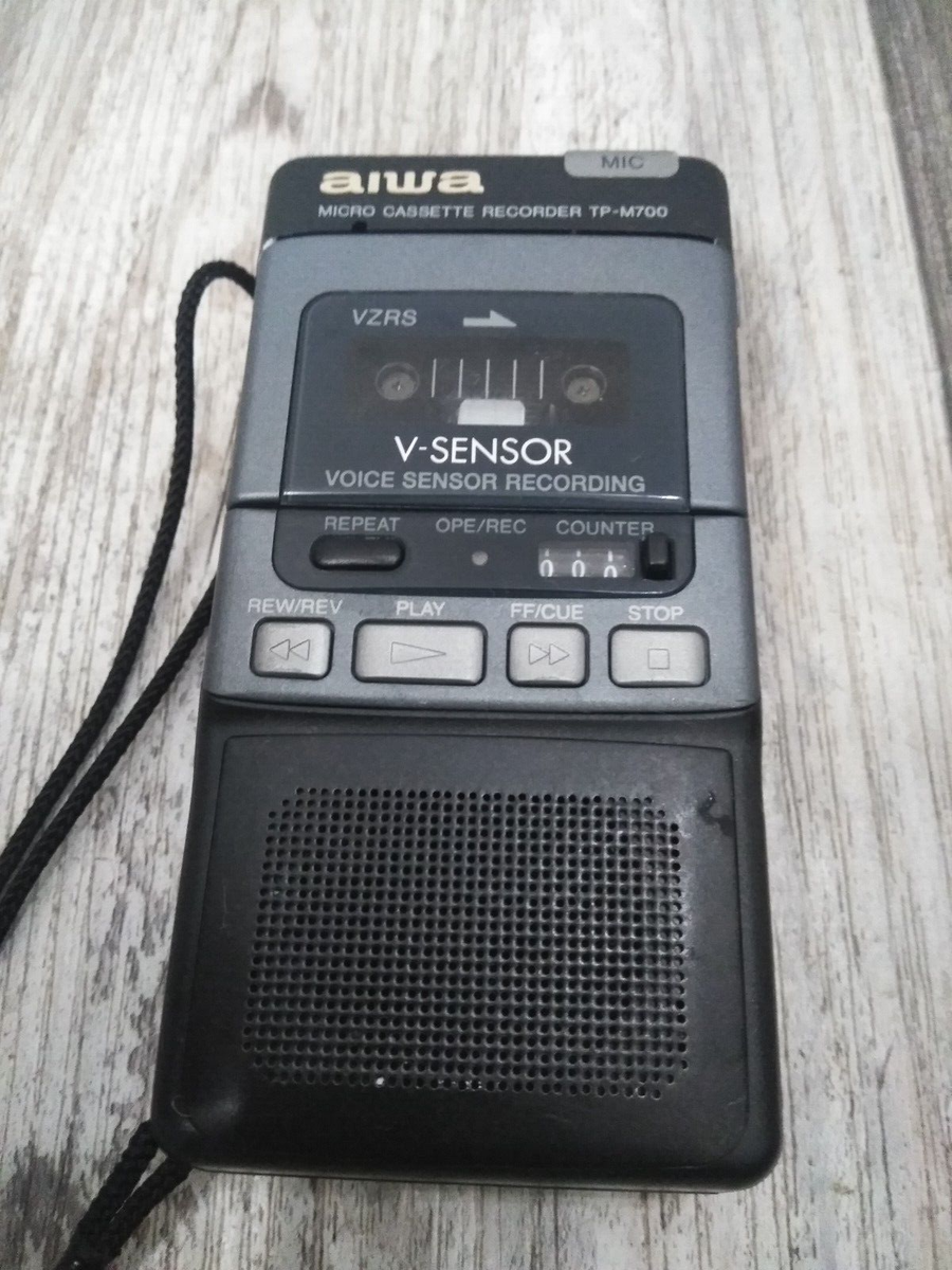 Aiwa TP-M700 Voice Sensor Microcassette Recorder Dictaphone | eBay