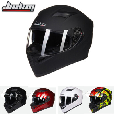 DOT Motorcycle Helmet Full Face with Dual Visor Motocross Racing Helmet Casco