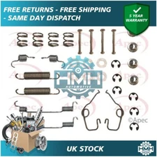 Fits Ford Transit 2.0 2.5 D TD TDi Brake Shoes Fitting Kit Rear Poppy #2