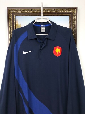 Maillot Rugby Club de NÎMES vintage French Flair shirt vert Perrier S
