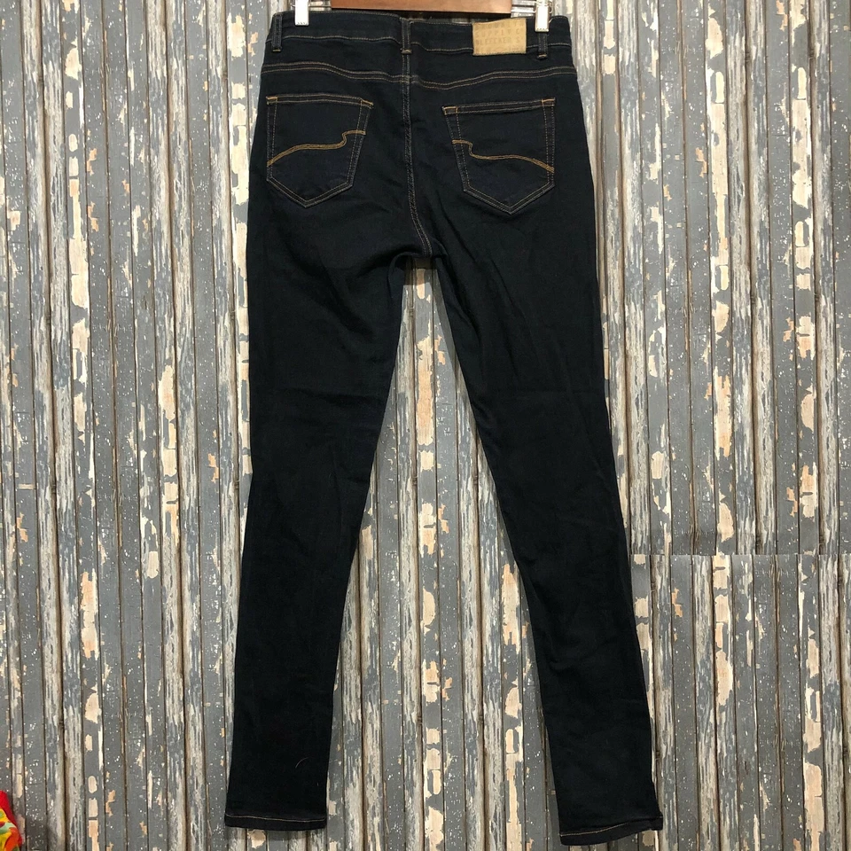 Pantalones de mezclilla BROOKLYN SUPPLY CO Jett ajustados tiro medio lavado oscuro talla 31x32 Foto 4 de 4