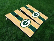 Green Bay Packers G Logo Cornhole Board Decal Wrap Skin Qty 1 24.25" x 48.25"