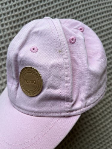 REIMA girls baseball cap hat pink adjustable size 48/50cm 1-4yrs - Picture 2 of 5