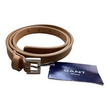 GANT leather women's belt narrow belt leather belt brown different sizes new