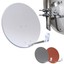 Digital-Sat-Anlage-HD-4K-Quad-LNB-Wandhalter-50m-Kabel-SAT-Finder-80cm-Satanlage Indexbild 3