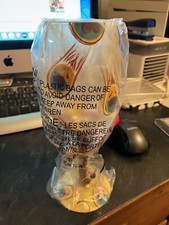 Image of Lolita Love My Wine Pretty As A Peacock Hand Painted Wine Glass New In Box & Tag