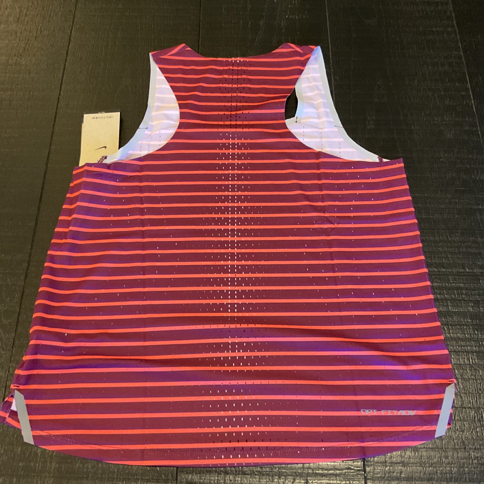 Nike Dri-Fit ADV Aeroswift Running Singlet Red Women’s Size L RARE image 8